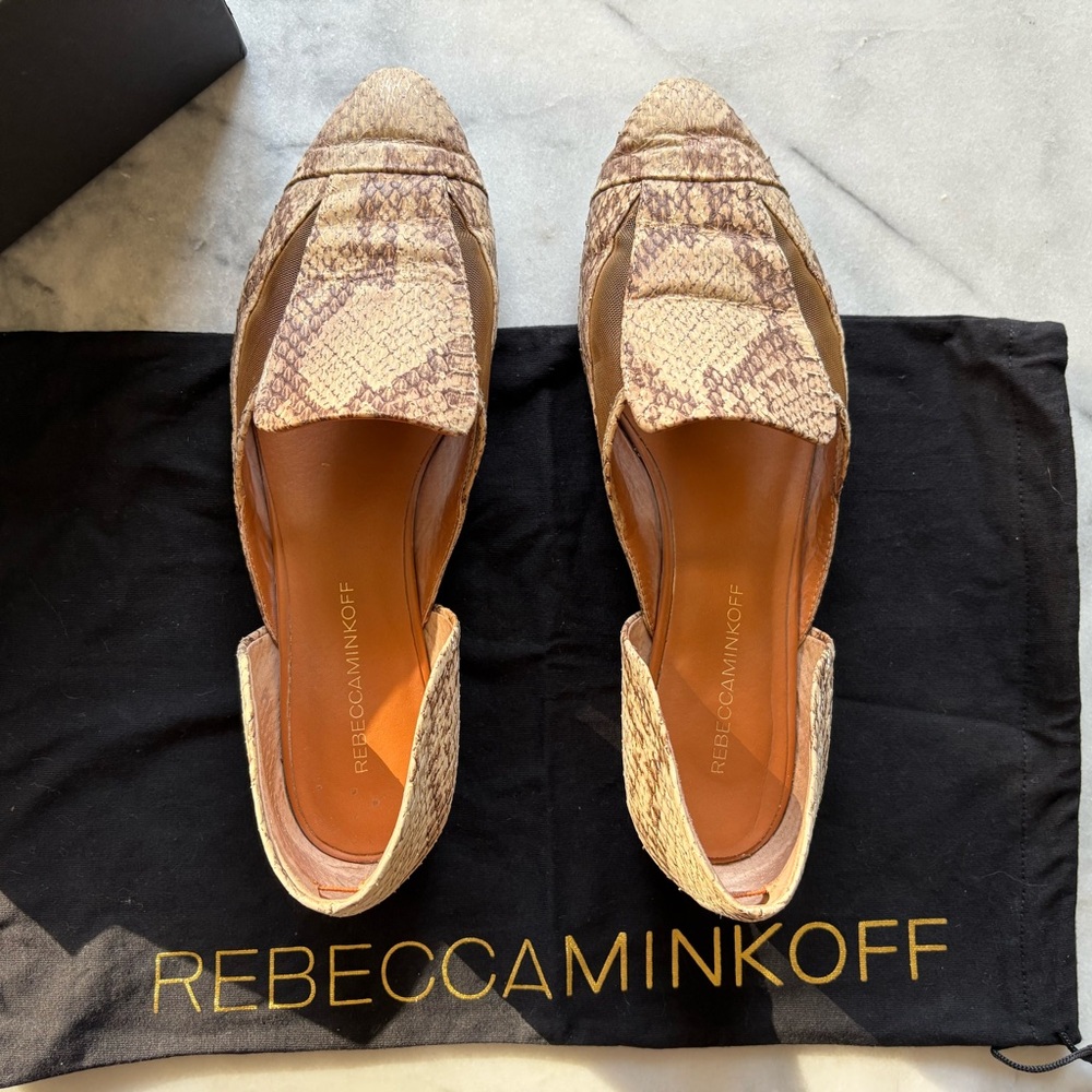 Rebecca Minkoff Snakeskin Flats